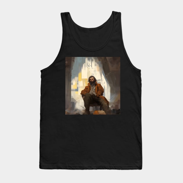 Disco Elysium Style Tank Top by ygxyz